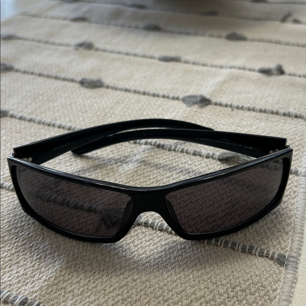 Vintage Gucci men’s sunglasses GG2815/S 584 black wrap - Picture 2 of 7